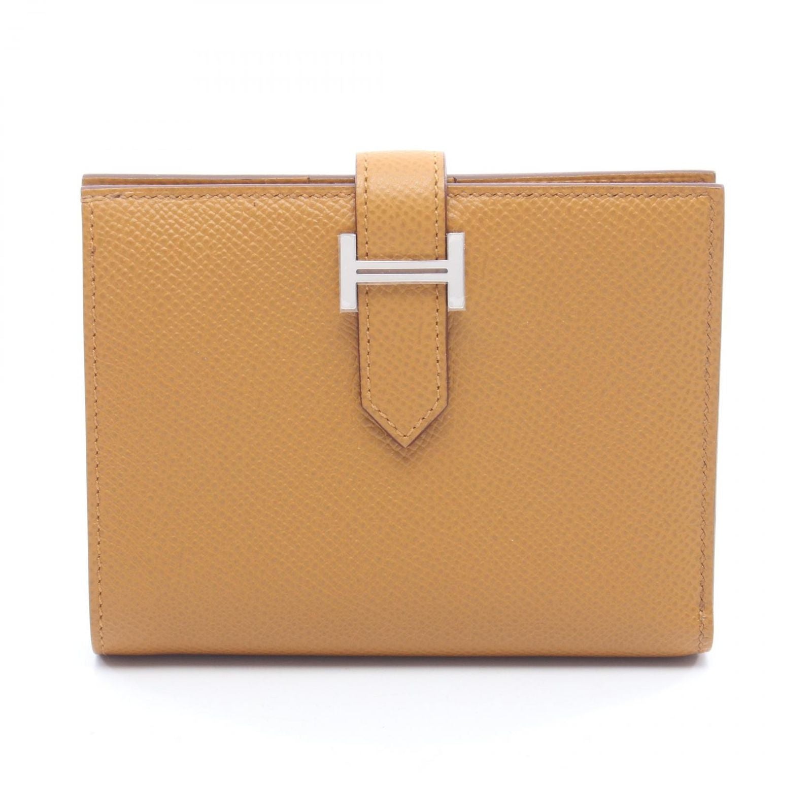 Hermes Bifold Wallet Bearn Compact Sesame Leather Calf