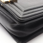 Chanel Shoulder Bag Black Caviar Leather Chain — view 7