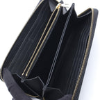 Louis Vuitton Round Wallet Zippy Bicolor Black Beige Leather — view 3