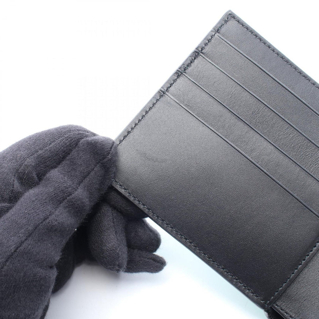 Loewe Bifold Wallet Puzzle Coin Green Leather — view 7
