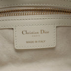 Dior Shoulder Bag Travel Nomad Pouch Cannage White Leather — view 4