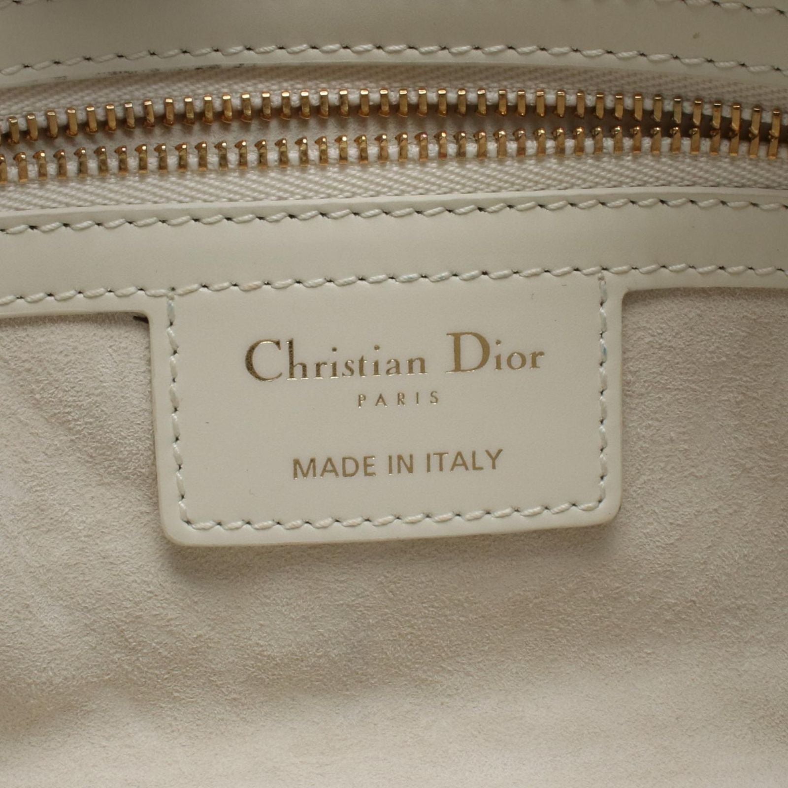 Dior Shoulder Bag Travel Nomad Pouch Cannage White Leather — view 4