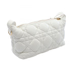 Dior Shoulder Bag Travel Nomad Pouch Cannage White Leather — view 2