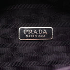 Prada Handbag Triangle 2-Way Purple Leather Bag — view 4