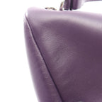 Prada Handbag Triangle 2-Way Purple Leather Bag — view 6
