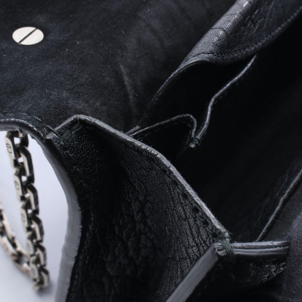 Dior Shoulder Bag Mosaic Logo Black Leather J'adior Chain — view 5