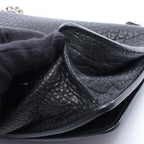 Dior Shoulder Bag Mosaic Logo Black Leather J'adior Chain — view 8