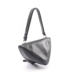 Prada Handbag Triangle 2-Way Black Leather Bag — view 2