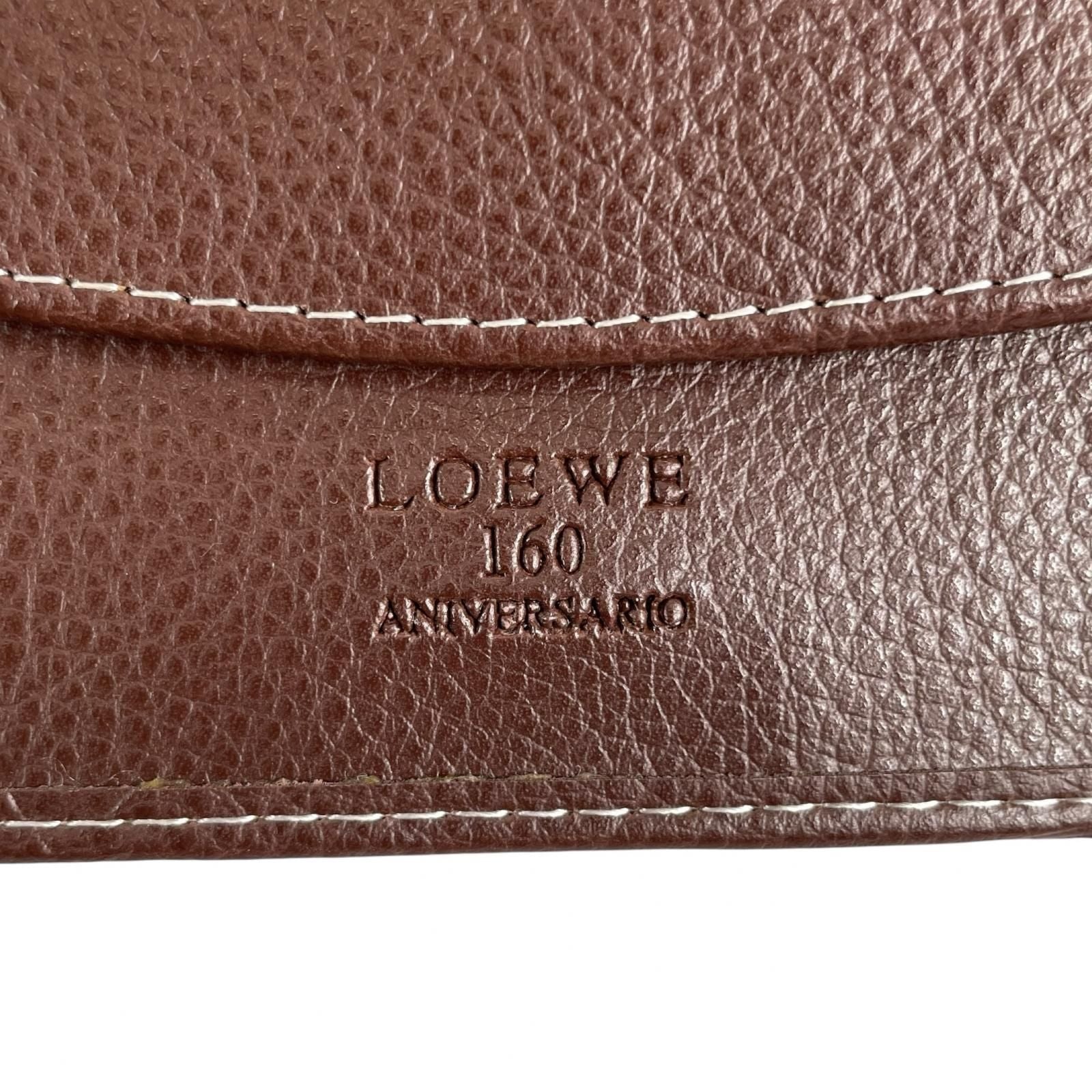 Loewe Wallet Leather Brown — view 6
