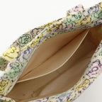 Chanel Camellia Print Mini Handbag Nylon Ivory Tote — view 7
