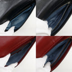 Gucci GG Cat Double Face Chain Shoulder Calf Red Black Bag — view 5