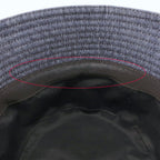 Prada Ten Denim Bucket Hat Blue Hat L Triangle Logo Aj6 Cotton — view 8