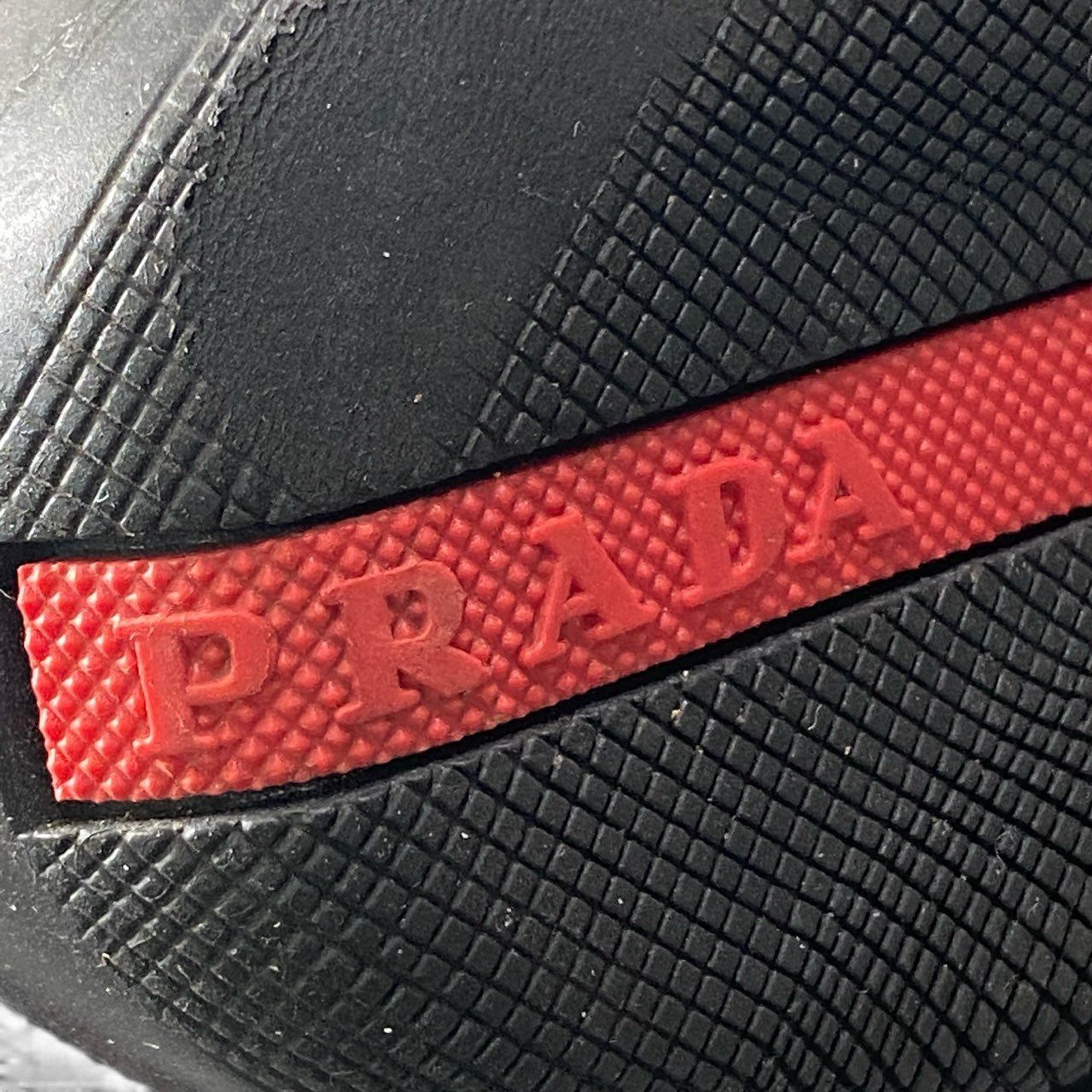 Prada Sport Long Boots Leather Side Zip 36 Black Shoes — view 8