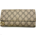 Gucci Wallet GG Supreme Hook Card