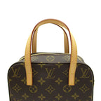 Louis Vuitton Spontini Monogram Handbag Brown — view 2