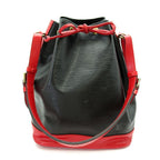 Louis Vuitton Noe Bicolor Epi Shoulder Bag Noir Castilian Red