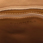 Chanel Medallion Tote Caviar Leather Beige — view 8