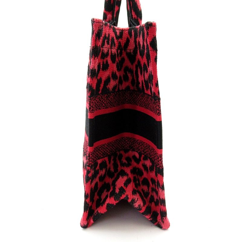 Dior Oblique Book Tote Leopard Canvas — view 5