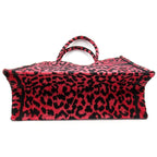 Dior Oblique Book Tote Leopard Canvas — view 6