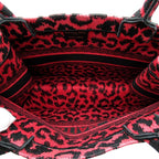 Dior Oblique Book Tote Leopard Canvas — view 7