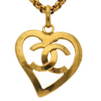 Chanel CC Logo Necklace Brass