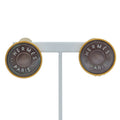 Hermes Series Earrings Shell Brass