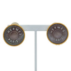 Hermes Series Earrings Shell Brass