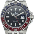 Rolex GMT Master 2 Watch Box SS Black Polished