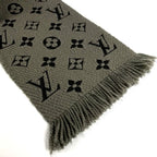 Louis Vuitton Scarf Echarpe Logo Mania Wool Gray — view 5