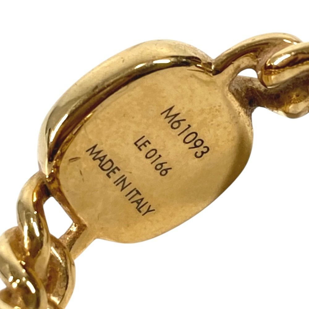 Louis Vuitton Earrings ID Chain Motif Metal Gold — view 6