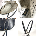 Louis Vuitton Shoulder Bag Alma Staple Leather Noir Black — view 8