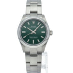 Rolex Oyster Perpetual 31 Watch Green Box SS Polished — view 2