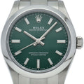 Rolex Oyster Perpetual 31 Watch Green Box SS Polished