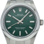 Rolex Oyster Perpetual 31 Watch Green Box SS Polished