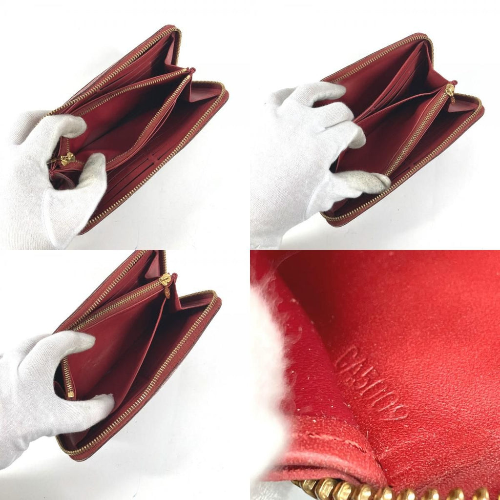 Louis Vuitton Wallet Zippy Tanami Suhali Leather Red — view 8