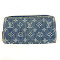 Louis Vuitton Wallet Zippy Monogram Denim Canvas Blue