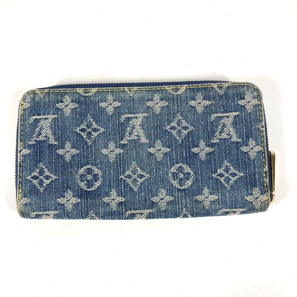 Louis Vuitton Wallet Zippy Monogram Denim Canvas Blue — view 2