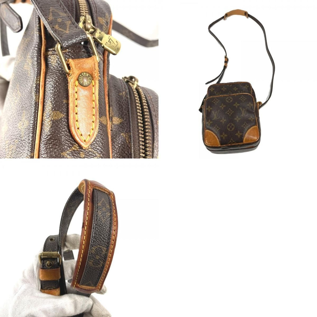 Louis Vuitton Shoulder Bag Amazon Monogram Canvas Brown — view 9