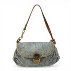 Louis Vuitton Shoulder Bag Mini Pleaty Monogram Denim Blue