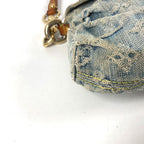 Louis Vuitton Shoulder Bag Mini Pleaty Monogram Denim Blue — view 7