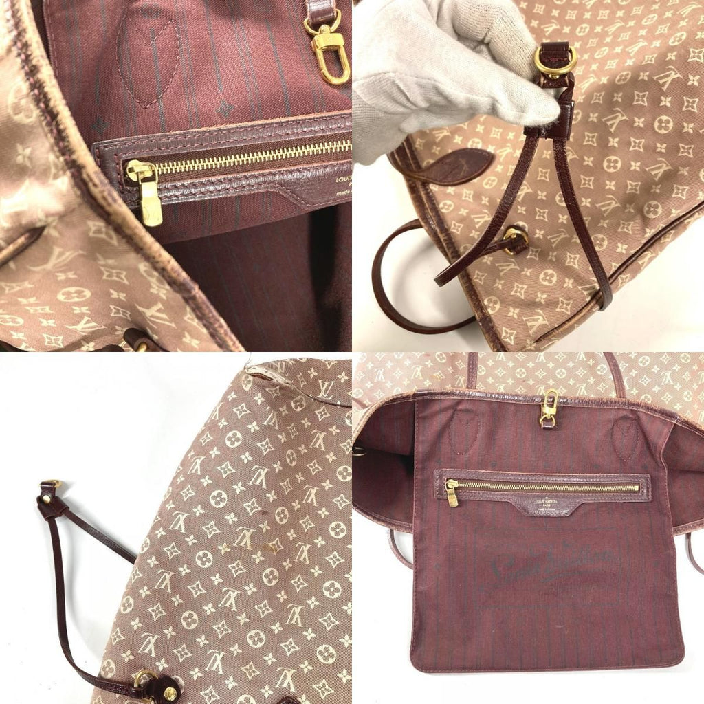 Louis Vuitton Shoulder Bag Neverfull MM Monogram Idylle Sepia Red — view 9