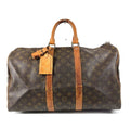 Louis Vuitton Boston Bag Keepall 45 Monogram Canvas Brown