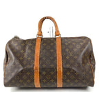 Louis Vuitton Boston Bag Keepall 45 Monogram Canvas Brown — view 4