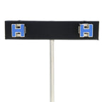 Hermes Cube Earrings Silver