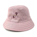 Hermes Hat Red Molle Cotton Gimove Pink