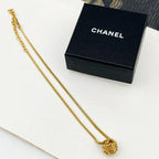 Chanel Necklace CC Logo Icon Ball Box Gold — view 2