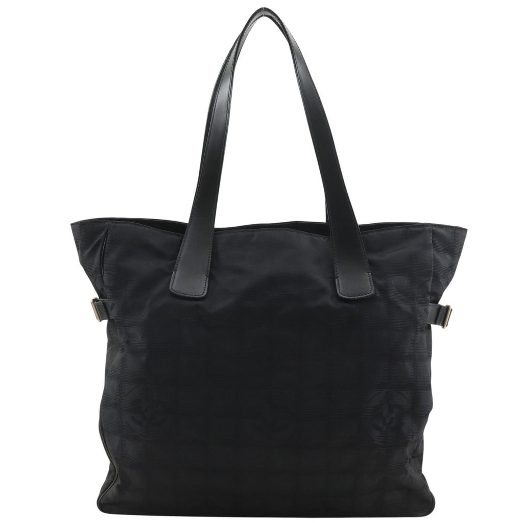 Chanel New Travel Line Tote GM Nylon Canvas Black