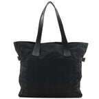 Chanel New Travel Line Tote GM Nylon Canvas Black