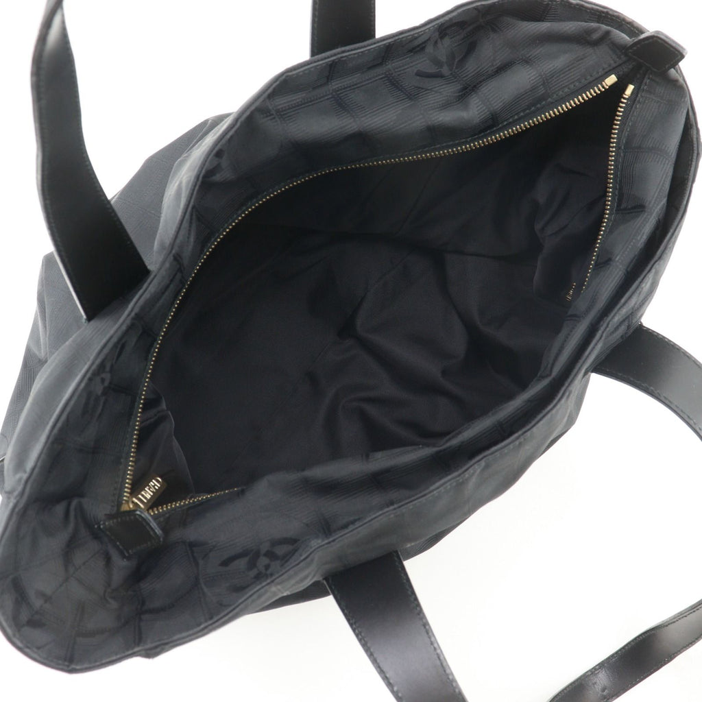 Chanel New Travel Line Tote GM Nylon Canvas Black — view 6