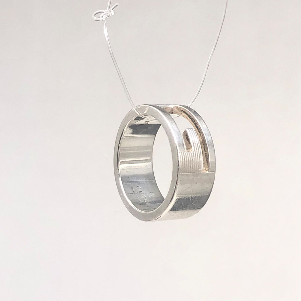 Gucci Silver Ring GG Necklace